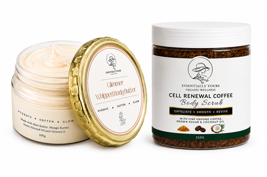 Whipped Body Butter + Cell Renewal Coffee Body Scrub